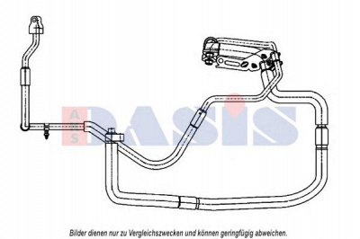 AKS DASIS 885876n -  Трубопровод высокого / низкого давления, кондиционер
